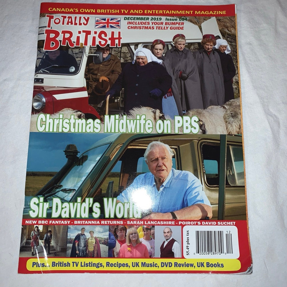 Totally British Magazine December 2019 Issue Red White One Size